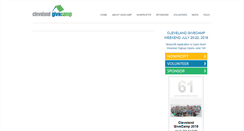 Desktop Screenshot of clevelandgivecamp.org